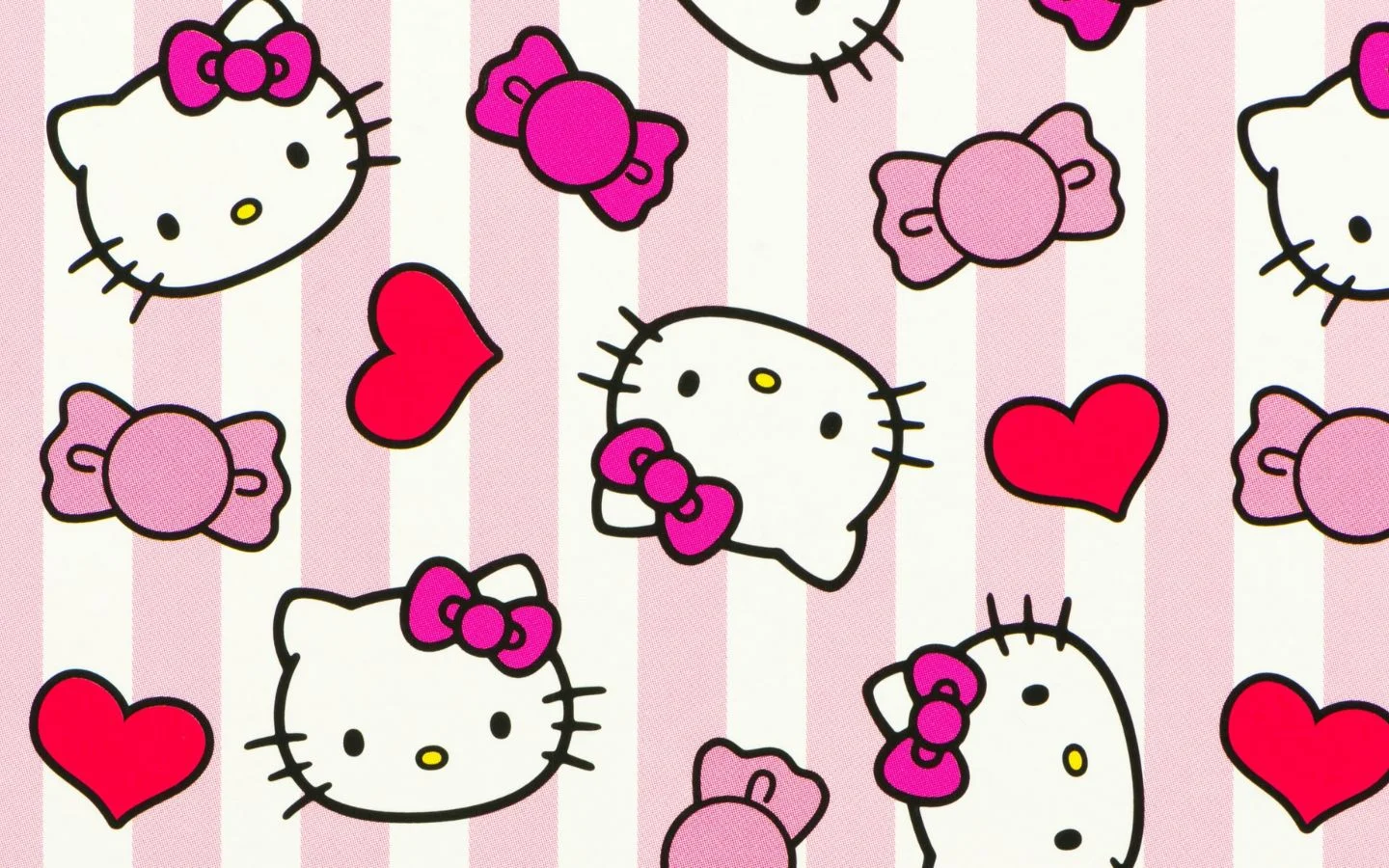 Hình nền Hello Kitty họa tiết