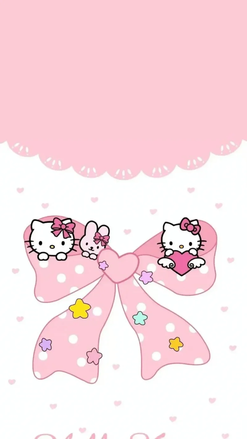 Top 260+ hình nền Hello Kitty màu hồng đáng yêu nhất 2025!