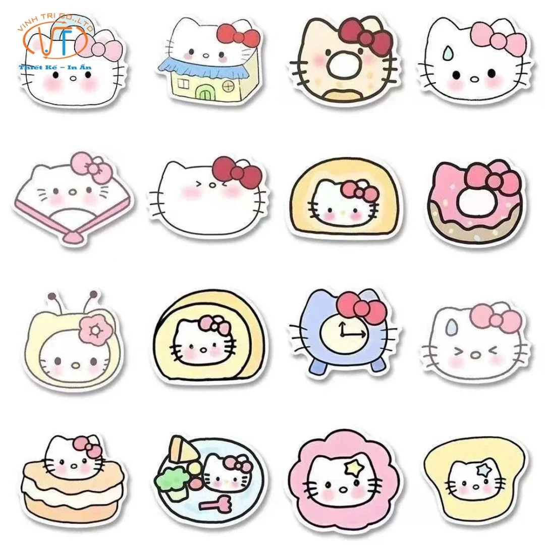 150+ Mẫu Sticker Hello Kitty Đẹp, Dễ Thương