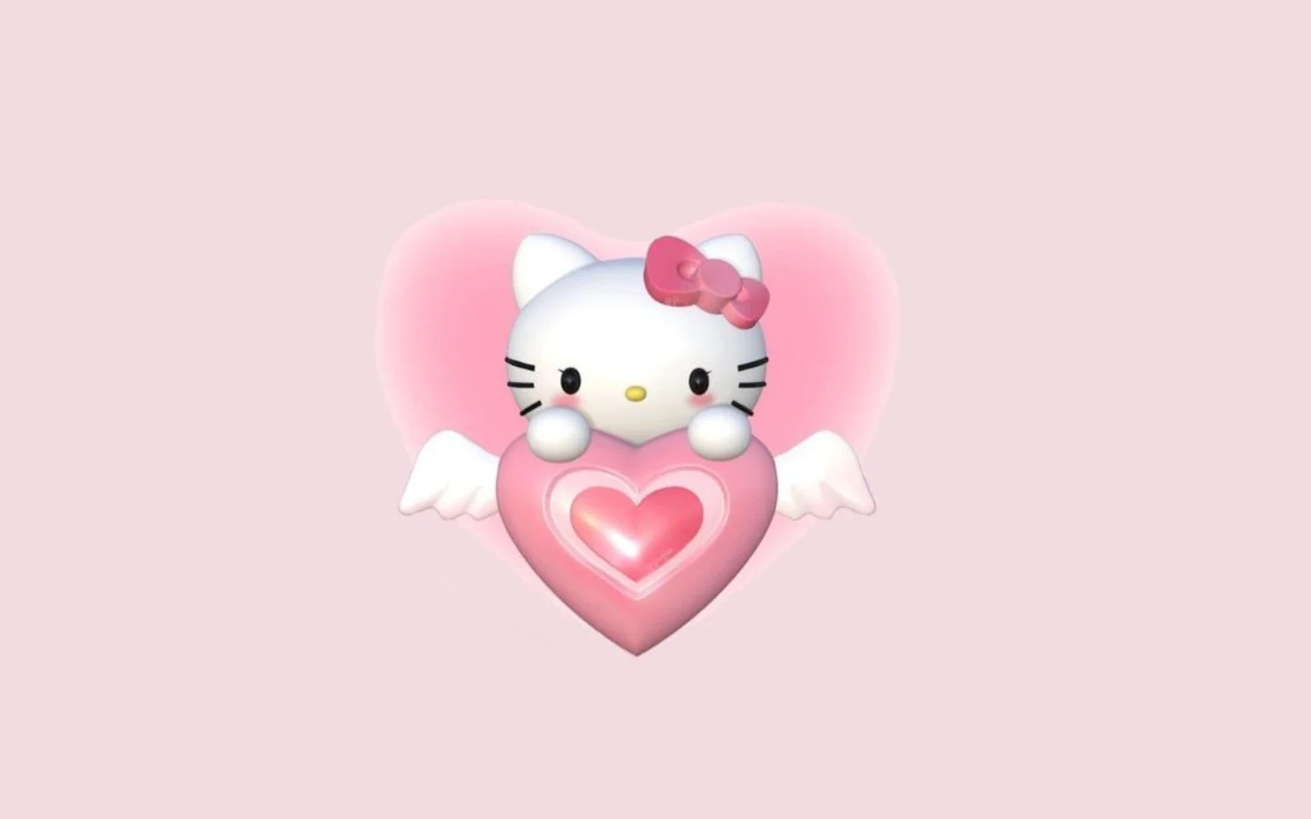 Hình nền Hello Kitty thiên thần