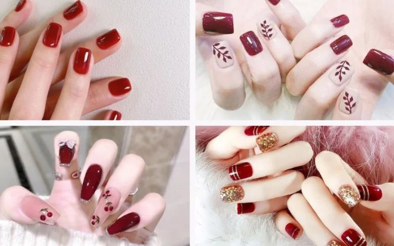Các mẫu nails Tết hot trend 2024