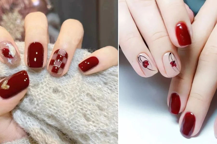 25+ Mẫu Nail Tết Đơn Giản, Thanh Lịch Cho Nàng Đón Xuân 2025