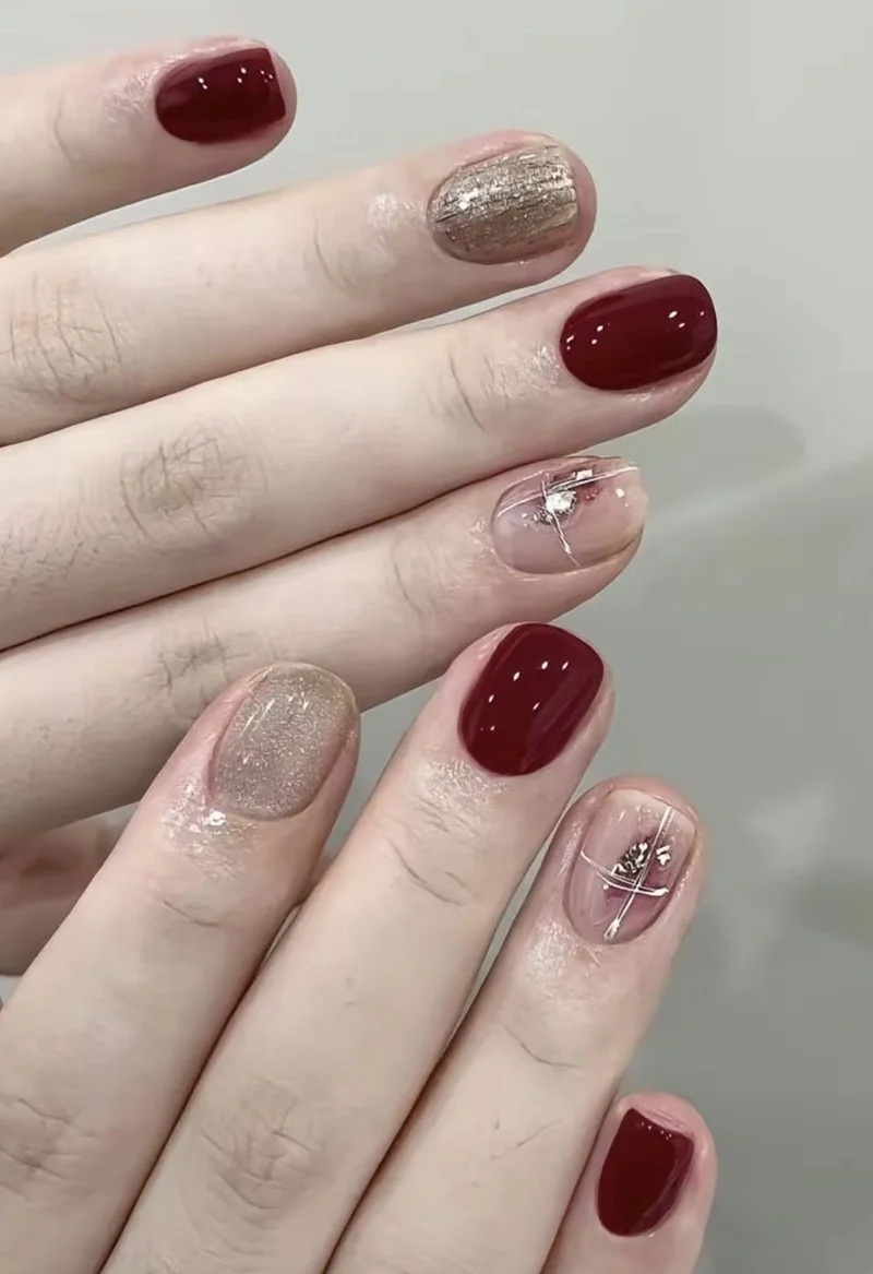 Tuyển chọn mẫu nail Tết 2026 hot, đơn giản nhưng đẹp, sang
