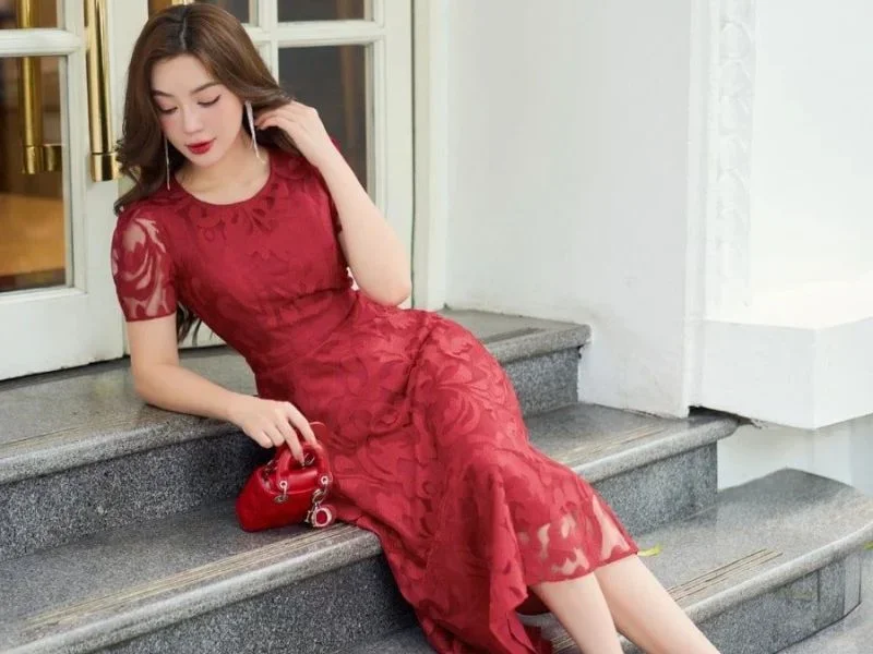 Đầm suông chữ A (4)