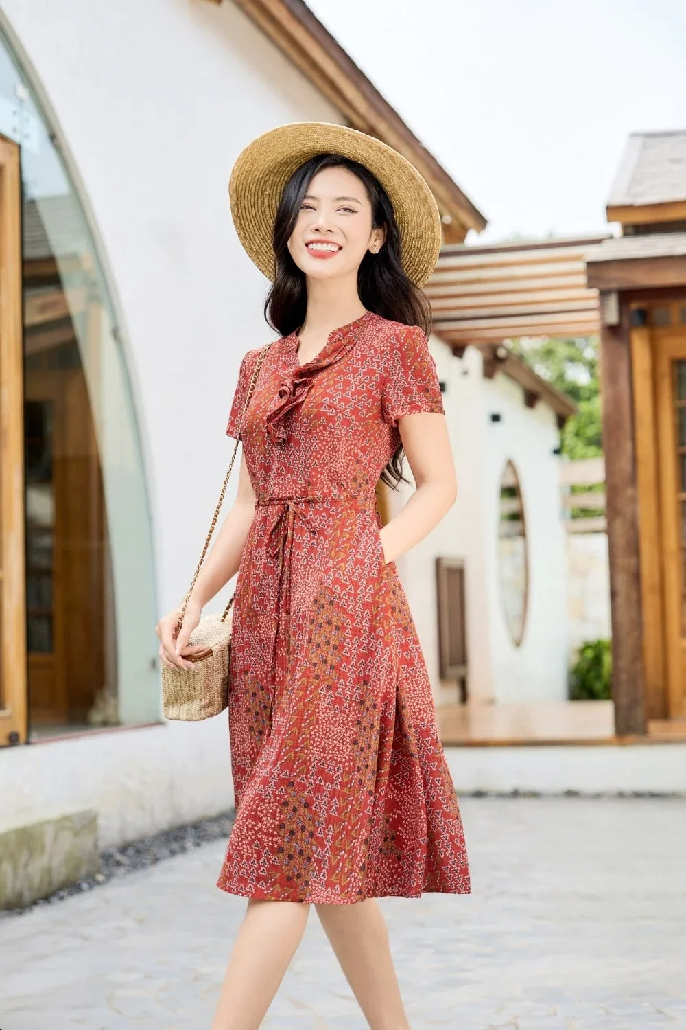 đầm suông lụa cao cấp (2)