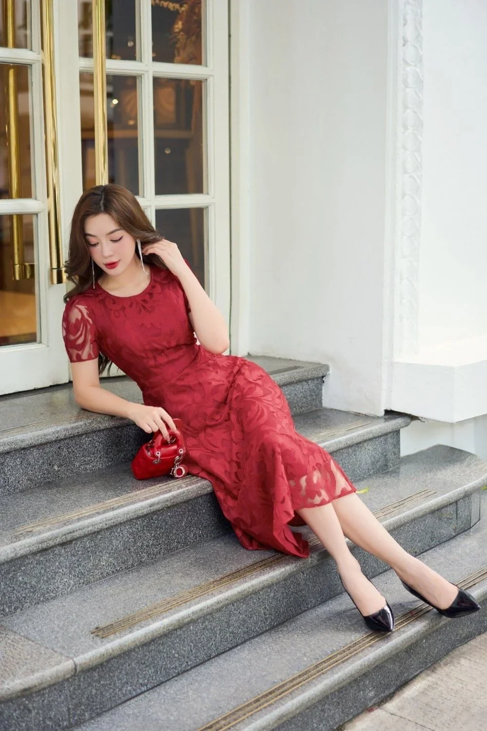 Ảnh minh hoạ mẫu đầm suông mới nhất số 12