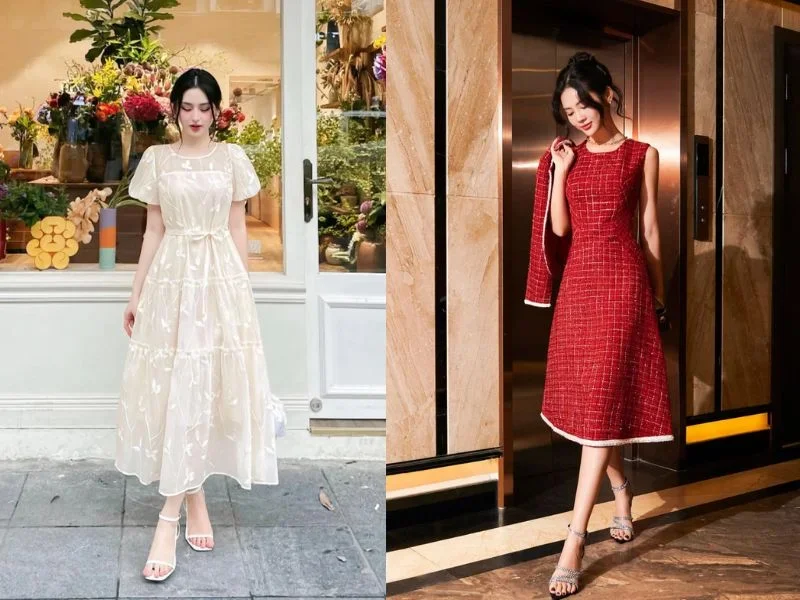 Đầm suông chữ A (6)