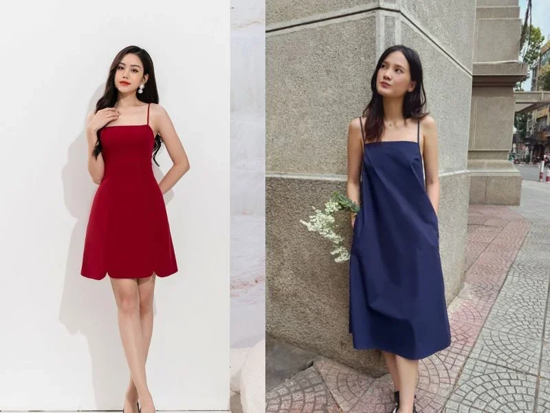 Mẫu mẫu đầm suông mới nhất thứ 23