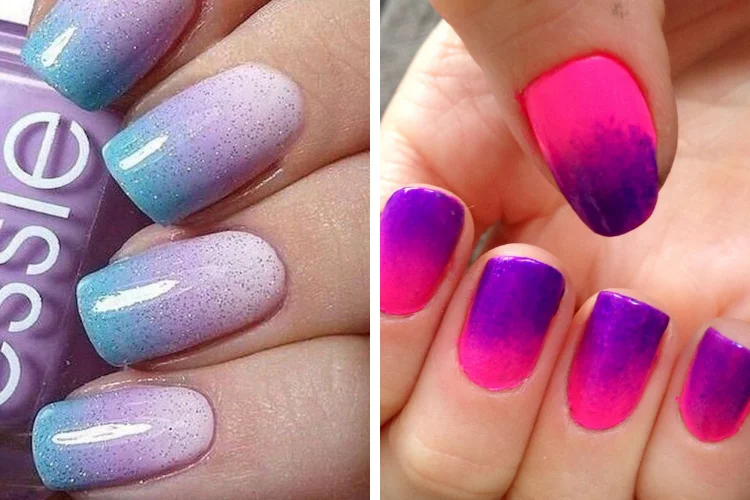 Những mẫu nail ombre tôn da cho móng ngắn
