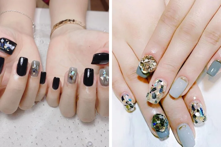 Kiểu móng khảm xà cừ thời thượng (2)