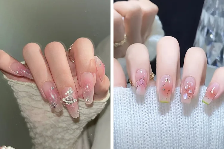 Những mẫu nail thạch cho học sinh (6)