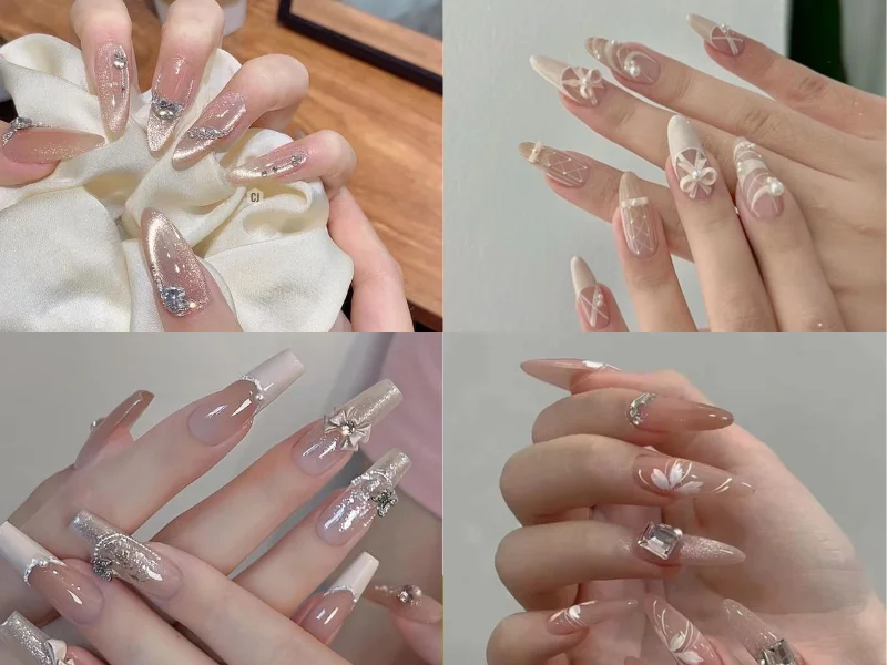 Top 30+ mẫu nail cô dâu tinh tế, thanh lịch trong ngày đặc biệt – Kềm Nghĩa - Nghia Nippers