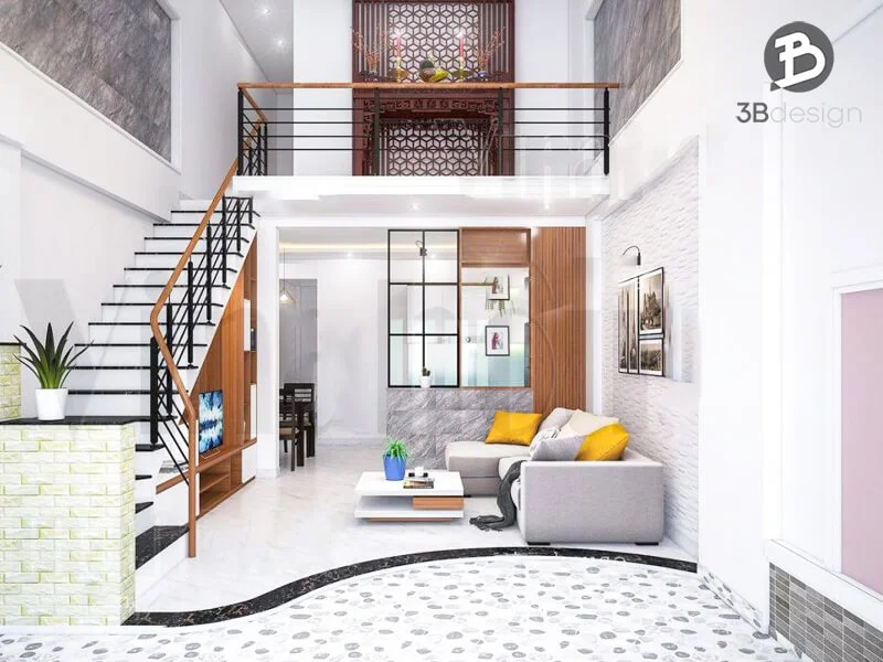 35+ Mẫu nhà cấp 4 có gác lửng đẹp hiện đại tiện nghi mới 2026