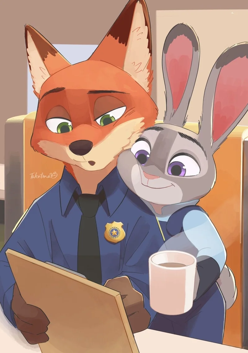 Tổng hợp 99+ hình nền ảnh Cáo và Thỏ Zootopia siêu đáng yêu (2)