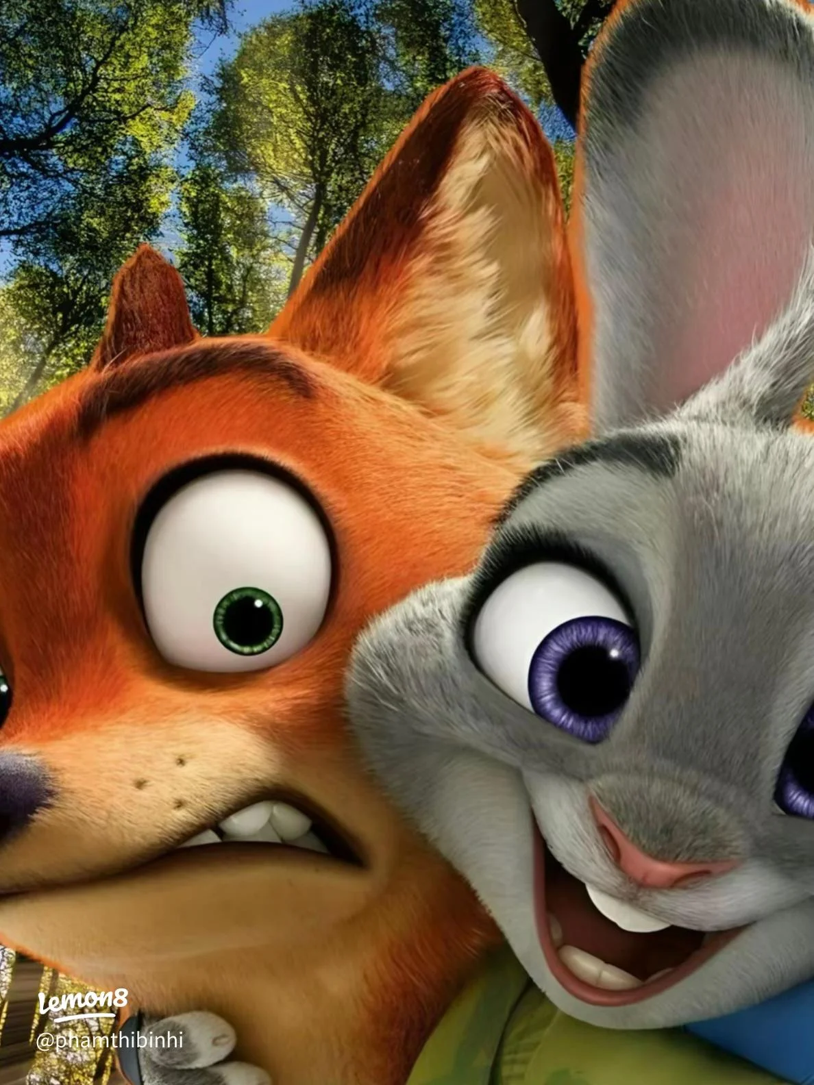 Ảnh cáo và thỏ Zootopia dễ thương: cặp đôi cosplay siêu xinh
