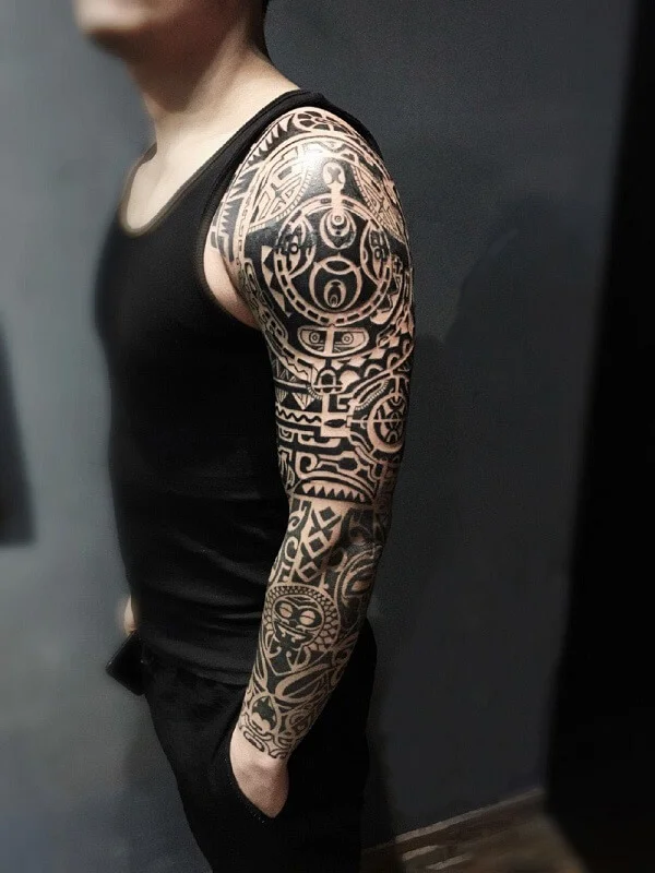 Hình xăm Maori (10)