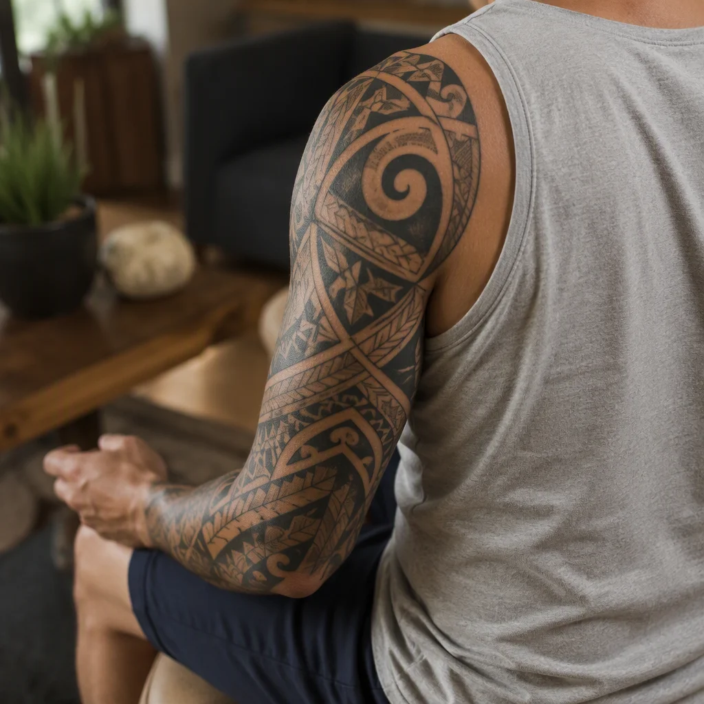 Tuyển chọn hình xăm maori — hình 29