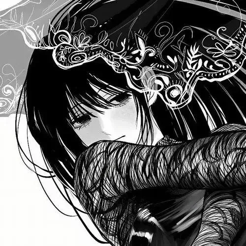 BST 150 Ảnh Avatar Anime Đen Trắng cute từ gam màu mờ ảo tới phát sáng lung linh