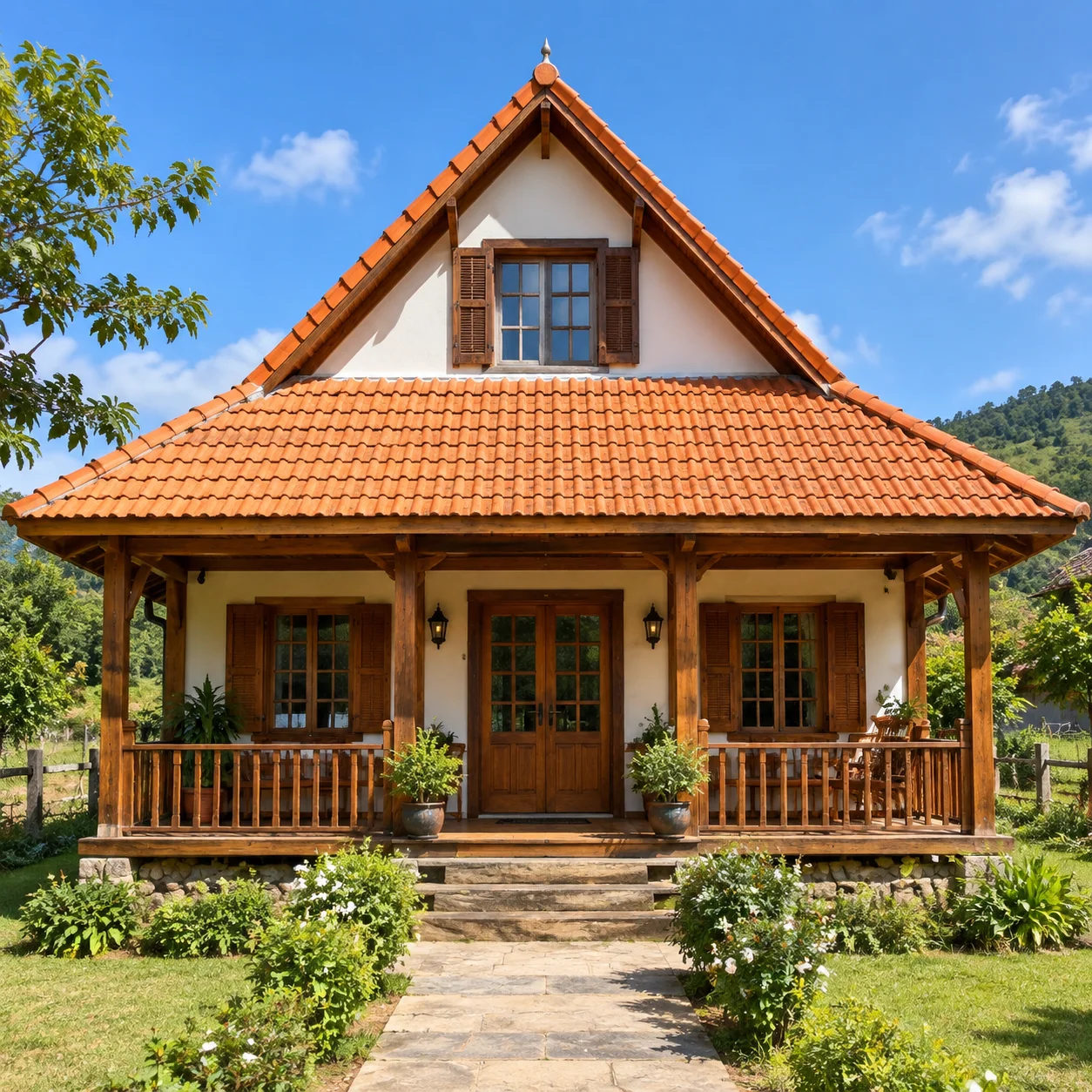 Hình 4 trong bộ sưu tập nhà mái ngói