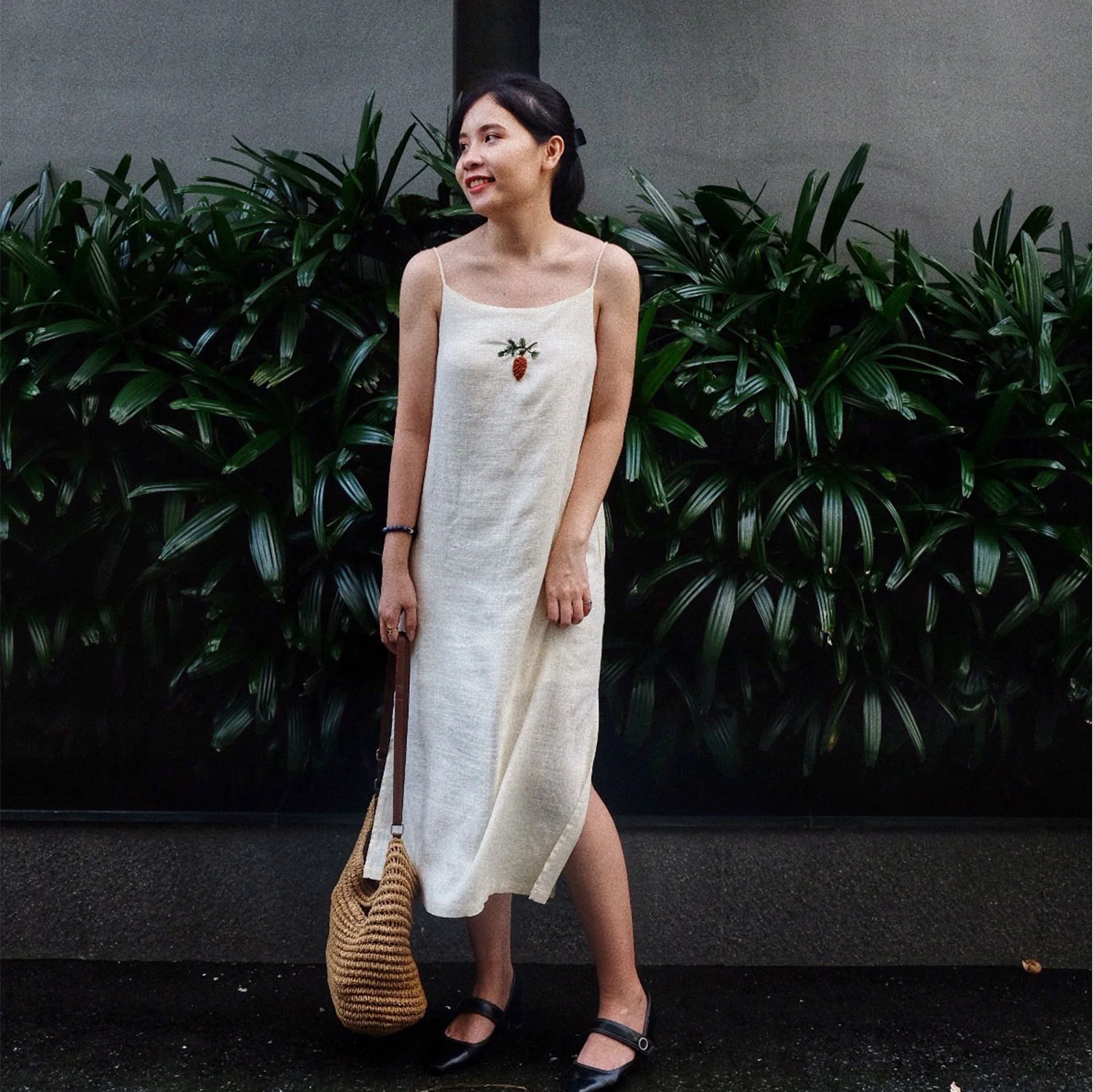 Ảnh minh hoạ những mẫu đầm linen đẹp số 12