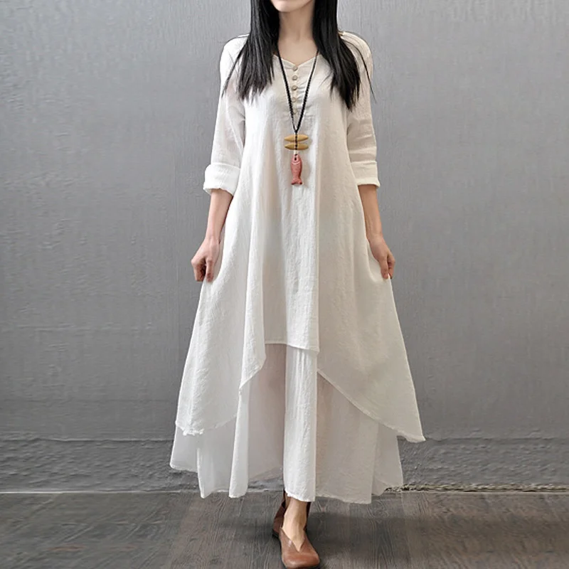những mẫu đầm linen đẹp, hình 87