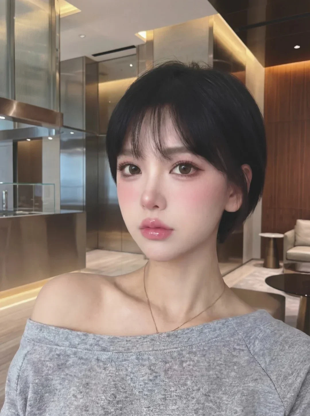 tóc bob ngắn cho mặt tròn (13)