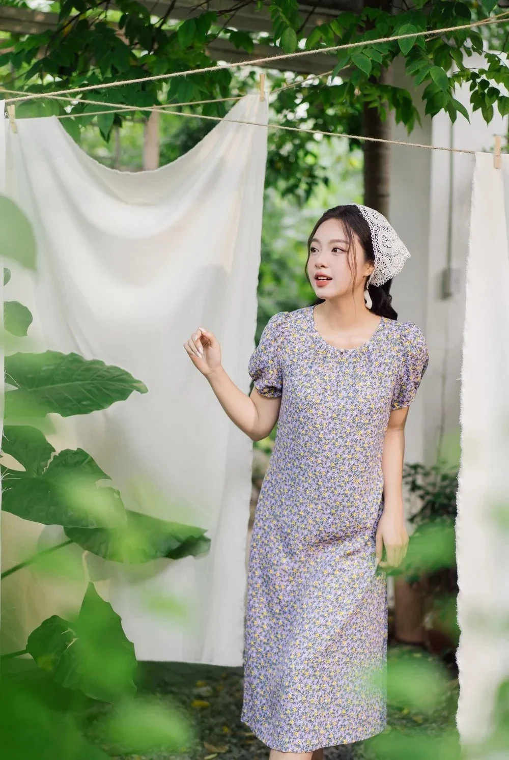 mẫu váy hoa nhí dáng dài hot nhất (3)