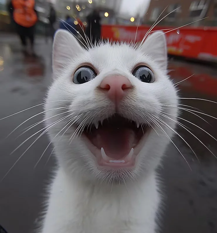 Tổng hợp meme mèo biểu cảm ngơ ngác, vô tri cực hài, phù hợp để phản ứng mọi tình huống khó đỡ