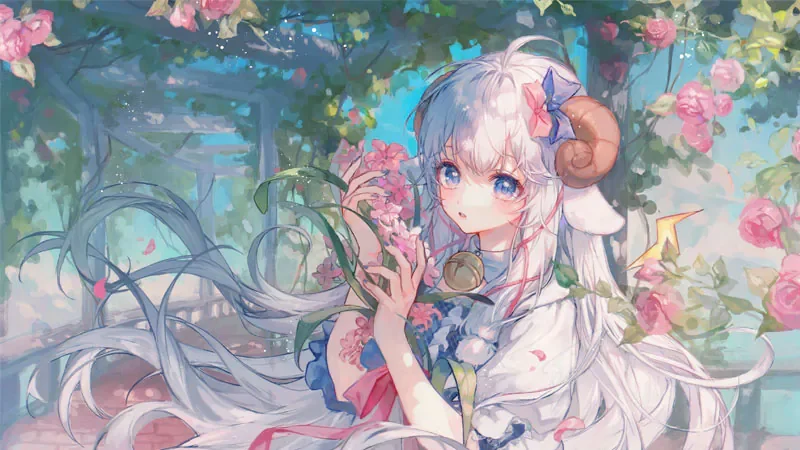Hình nền máy tính dễ thương anime - hình 2
