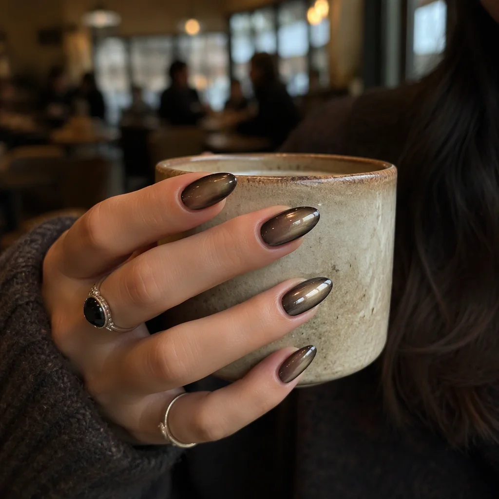 Tuyển chọn mẫu nail mắt mèo — hình 29
