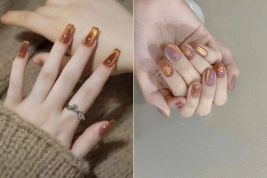 Tổng Hợp 19 Mẫu Nail Tết Mắt Mèo Hot Trend 2026