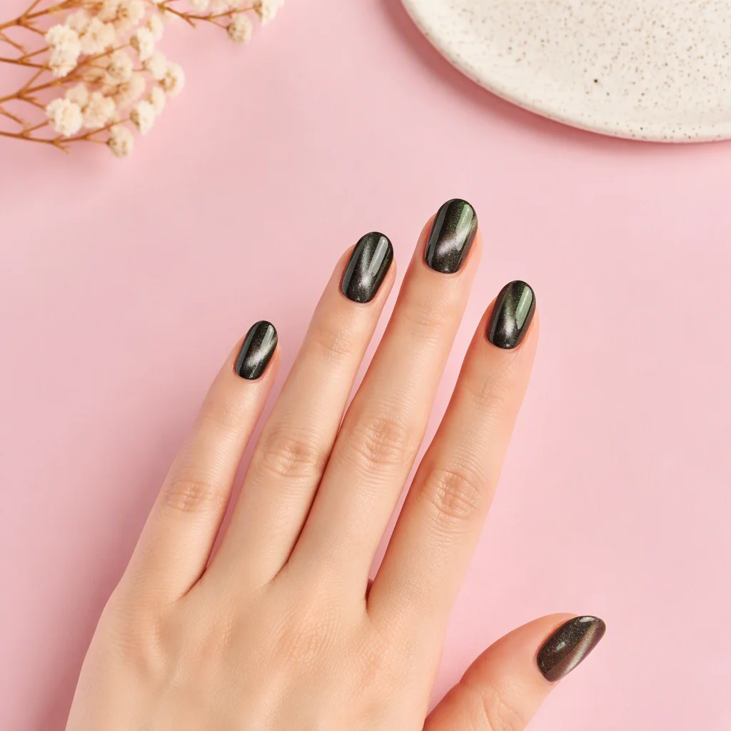 Hình 28 trong bộ sưu tập mẫu nail mắt mèo