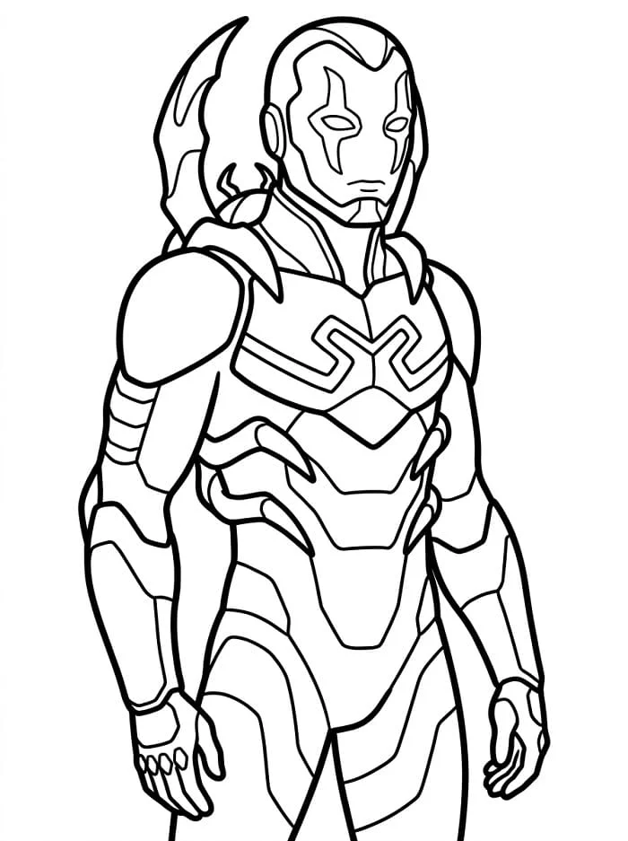 Tô Màu Blue Beetle